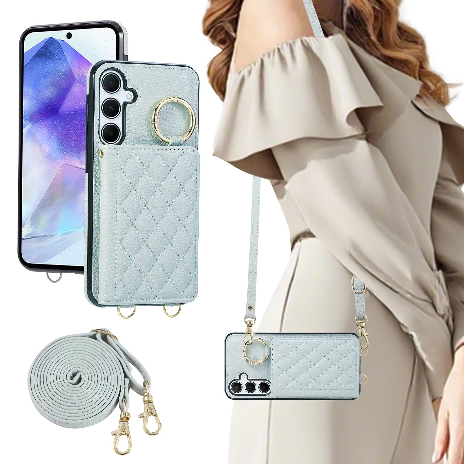 Amazon.co.jp: Gedurya Galaxy A54 5G ケース 手帳型 SCG21 SC-53D